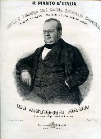 Il pianto d'Italia sulla tomba del Conte Camillo Cavour. Marcia …