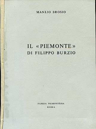 Il 'Piemonte' di Filippo Burzio