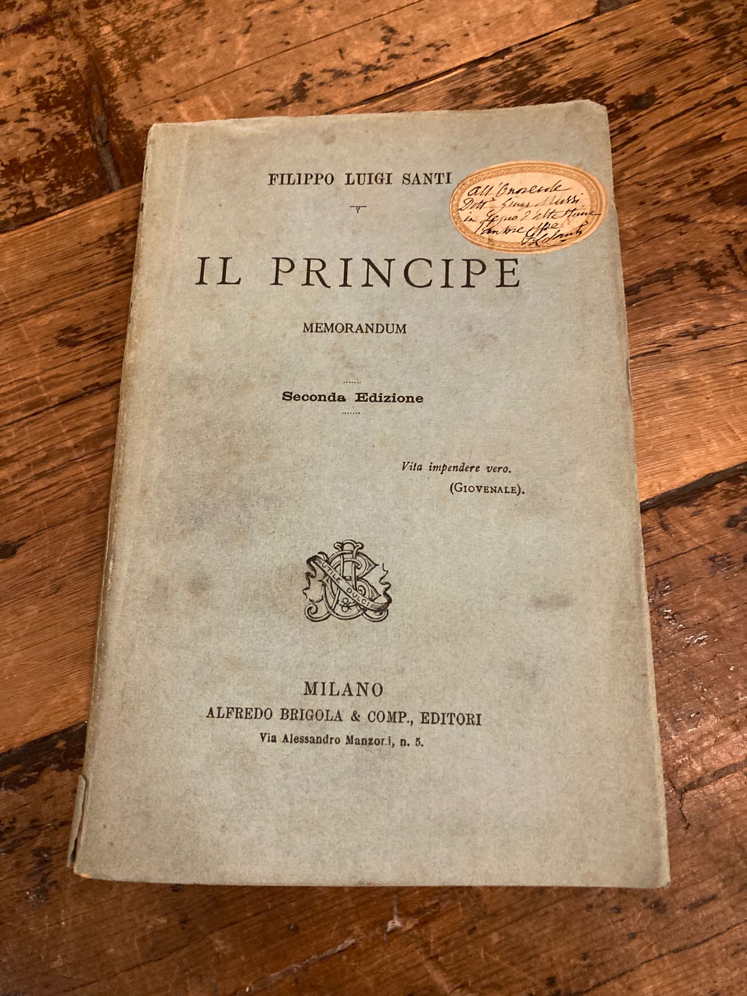 Il Principe. Memorandum. Seconda edizione