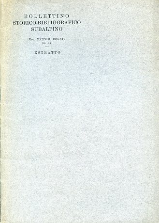 Il sogno di Andrea Rolandi. Bollettino Storico - Bibliografico Subalpino. …