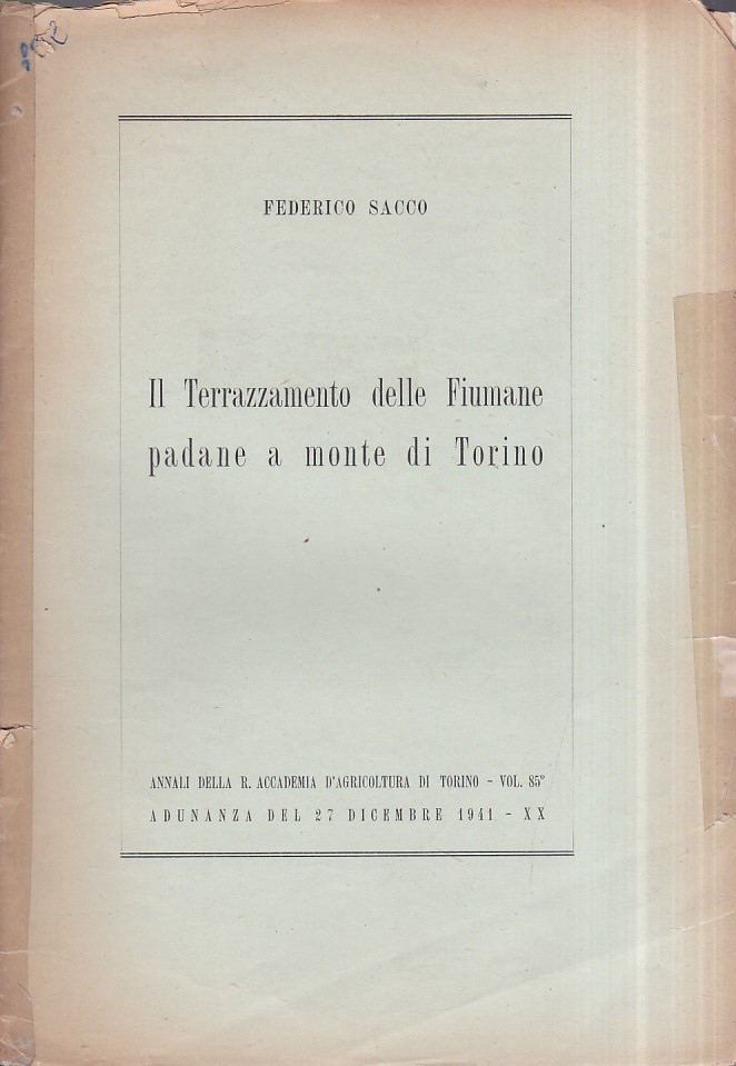 Il terrazzamento delle fiumane padane a monte di Torino