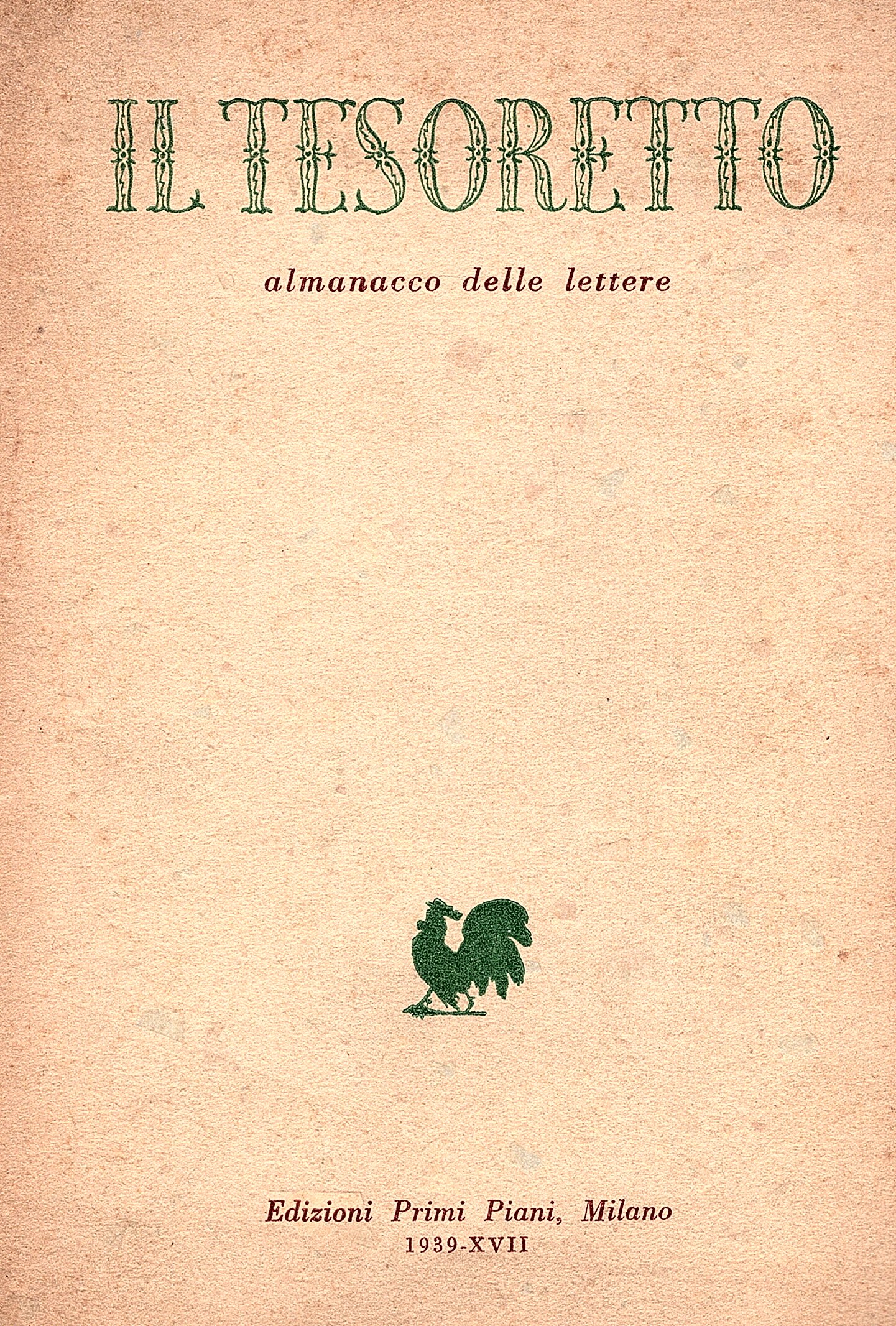 Il Tesoretto. Almanacco delle lettere