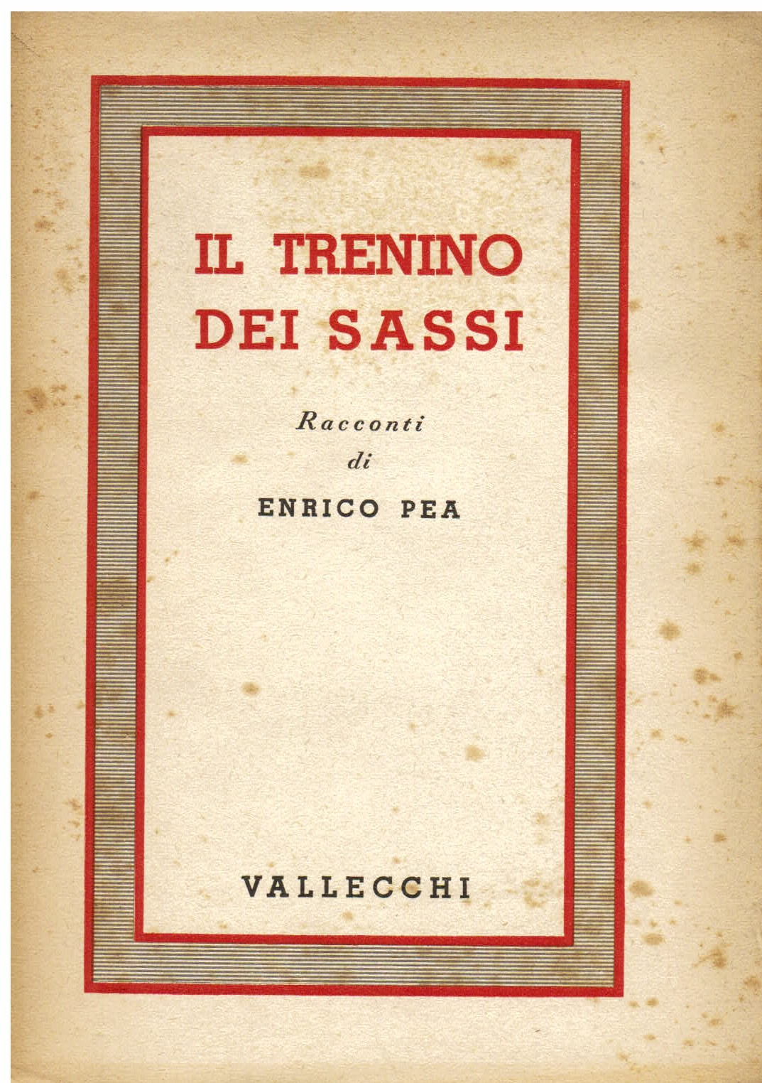 Il trenino dei sassi