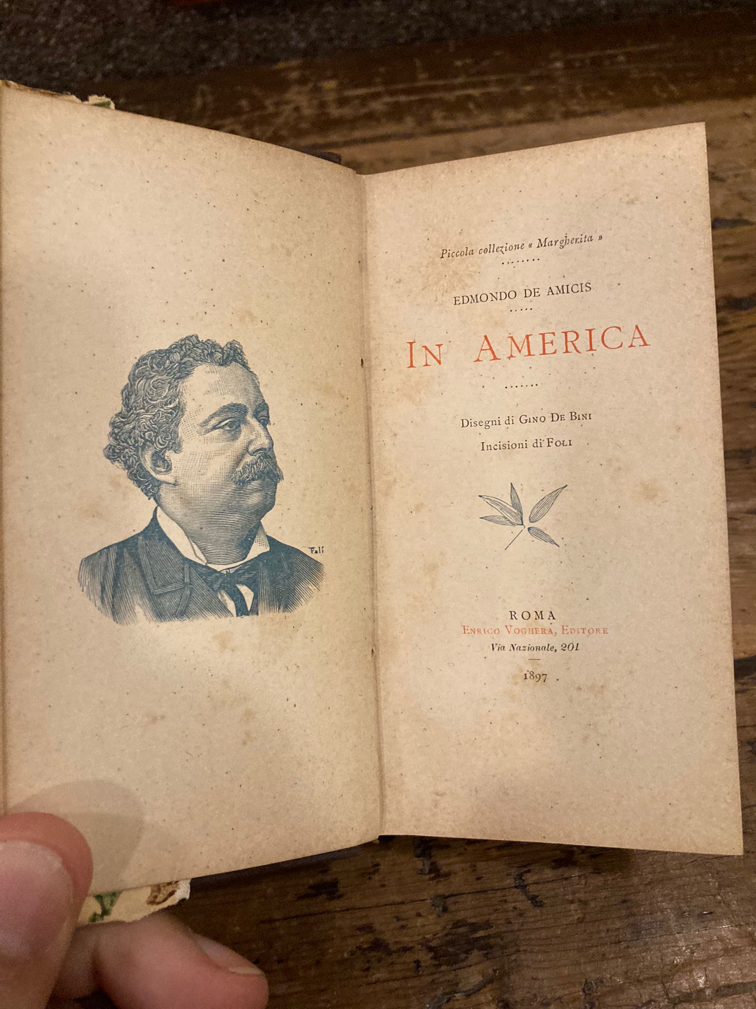 In America. Disegni di Gino De Bini. Incisioni di Foli