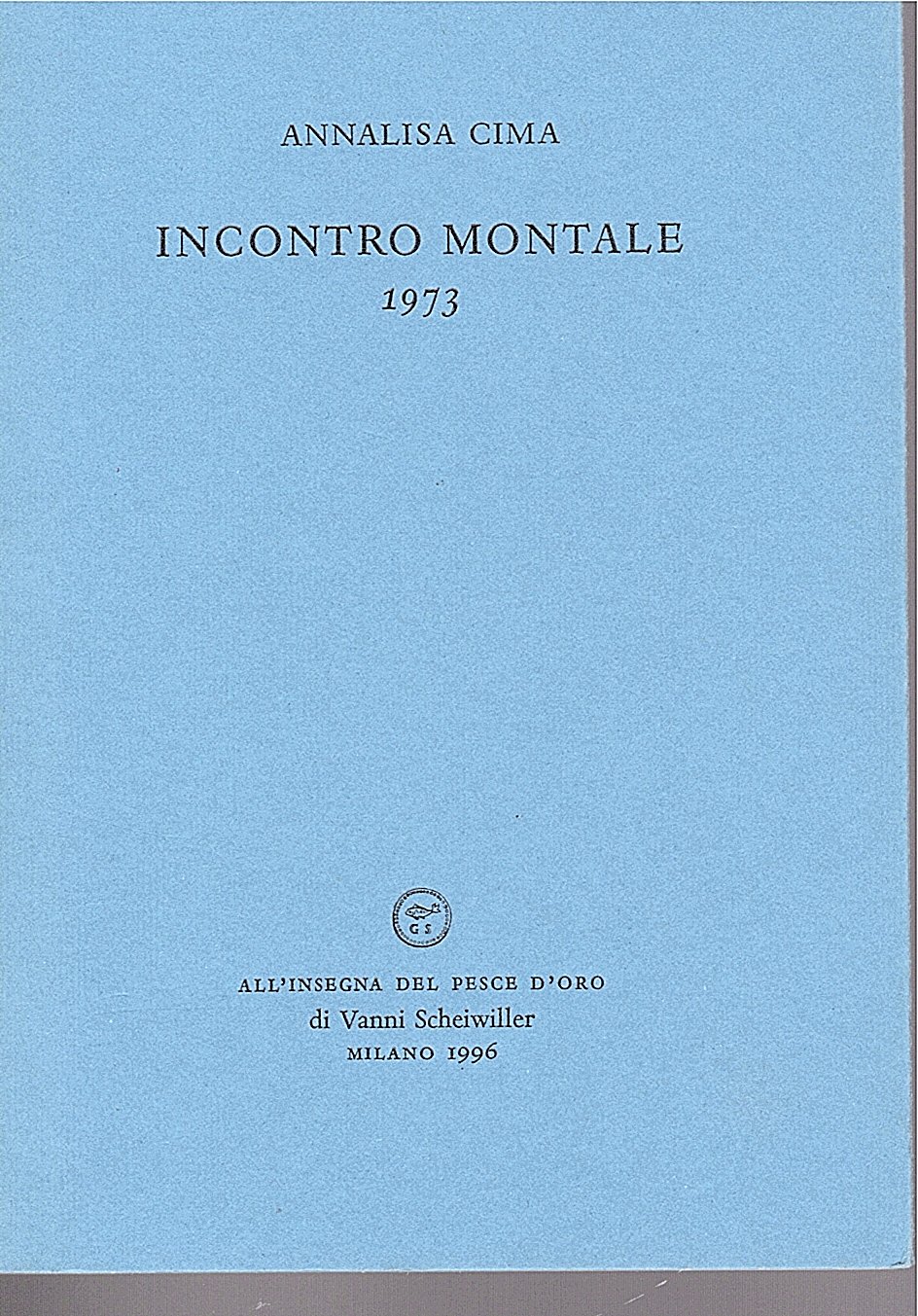 Incontro Montale 1973