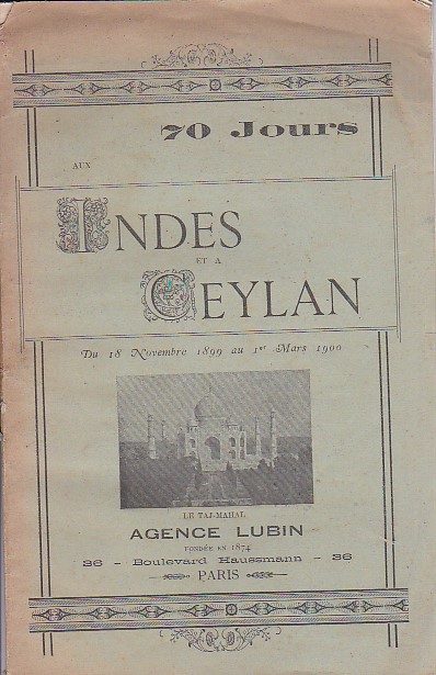 Indes et a Ceylan. Du 18 Novembre 1899 au 1er …