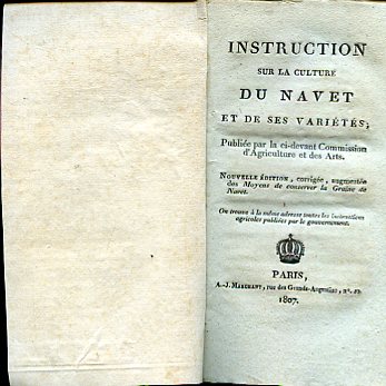 Instruction sur la culture du navet et de ses variétés; …