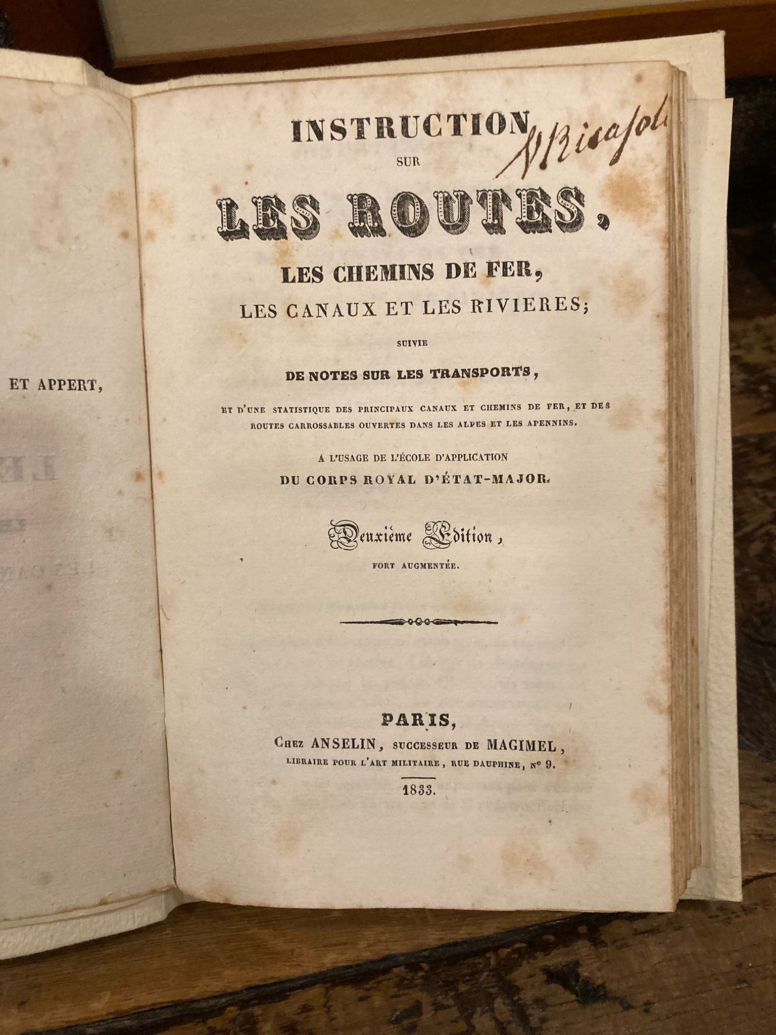 Instructions sur les routes, les chemins de fer, les canaux …
