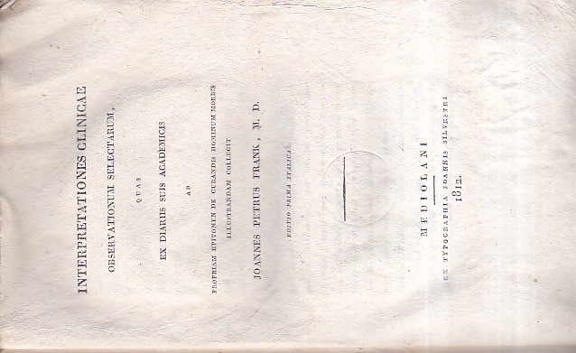 Interpretationes Clinicae observationum selectarum, quas ex diariis suis academicis ad …