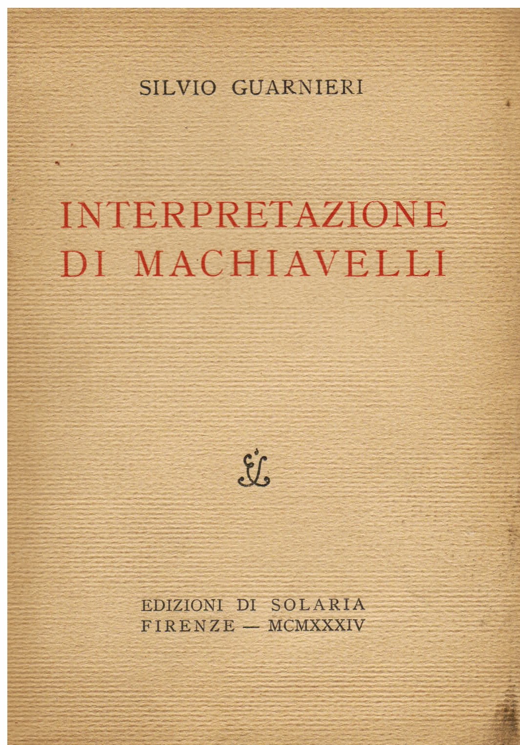 Interpretazione di Machiavelli