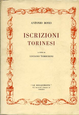 Iscrizioni torinesi. A cura di Luciano Tamburini