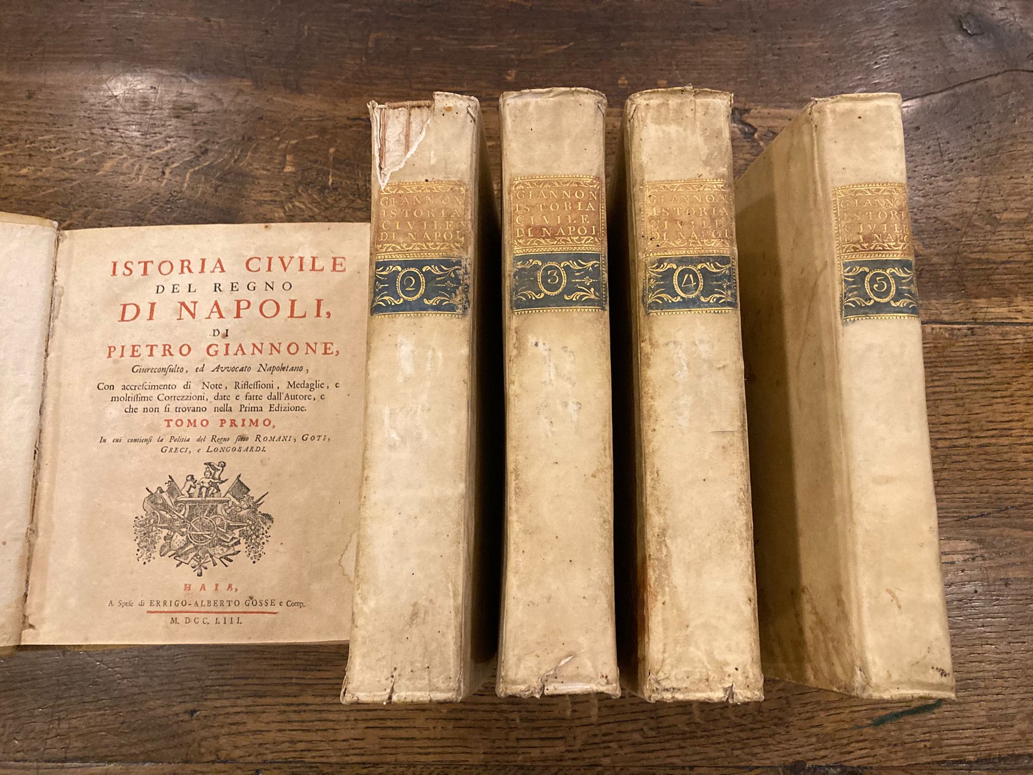 Istoria civile del Regno di Napoli, con accrescimento di Note, …