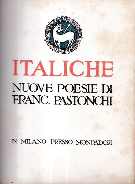 Italiche. Nuove poesie