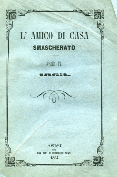 L'amico di casa smascherato. Anno IV. 1865