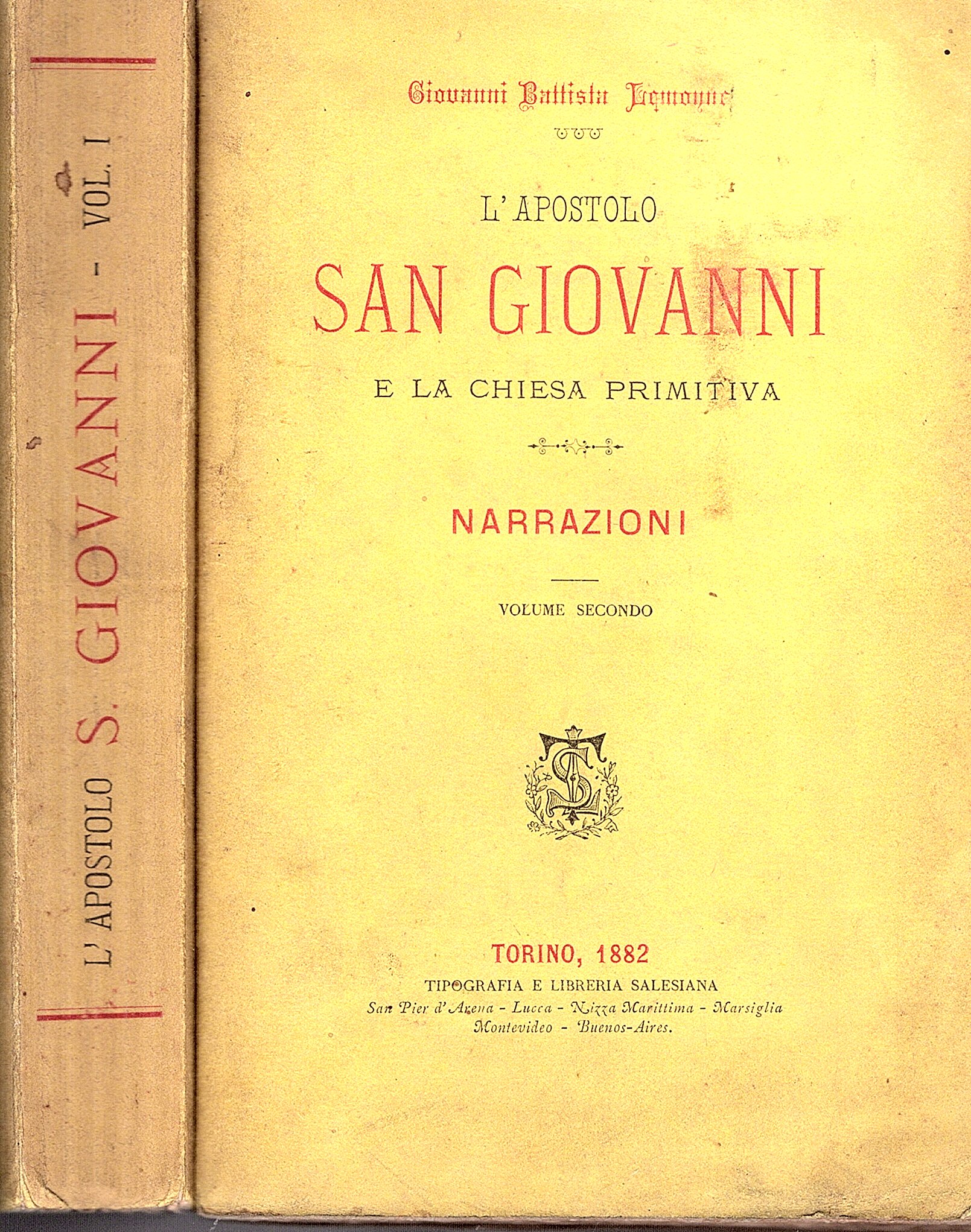 L' Apostolo San Giovanni e la chiesa primitiva. Narrazioni