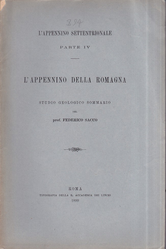 L' Appennino della Romagna. Studio geologico sommario