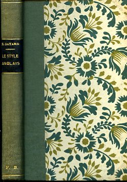 L'art de reconnaître les styles. Le style anglais