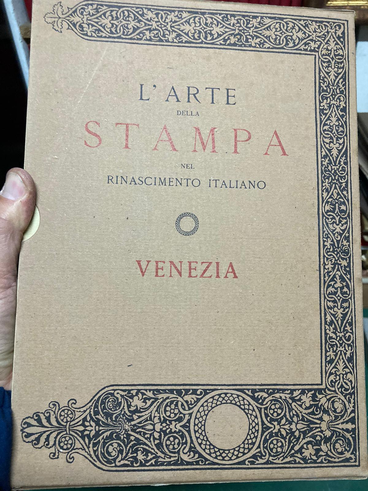 L' arte della stampa nel Rinascimento italiano. Venezia