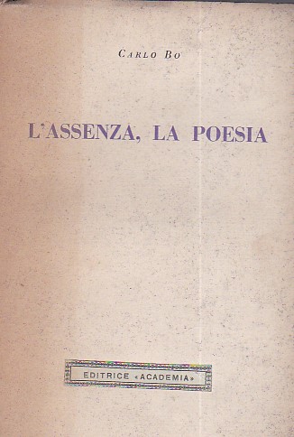 L'assenza, la poesia