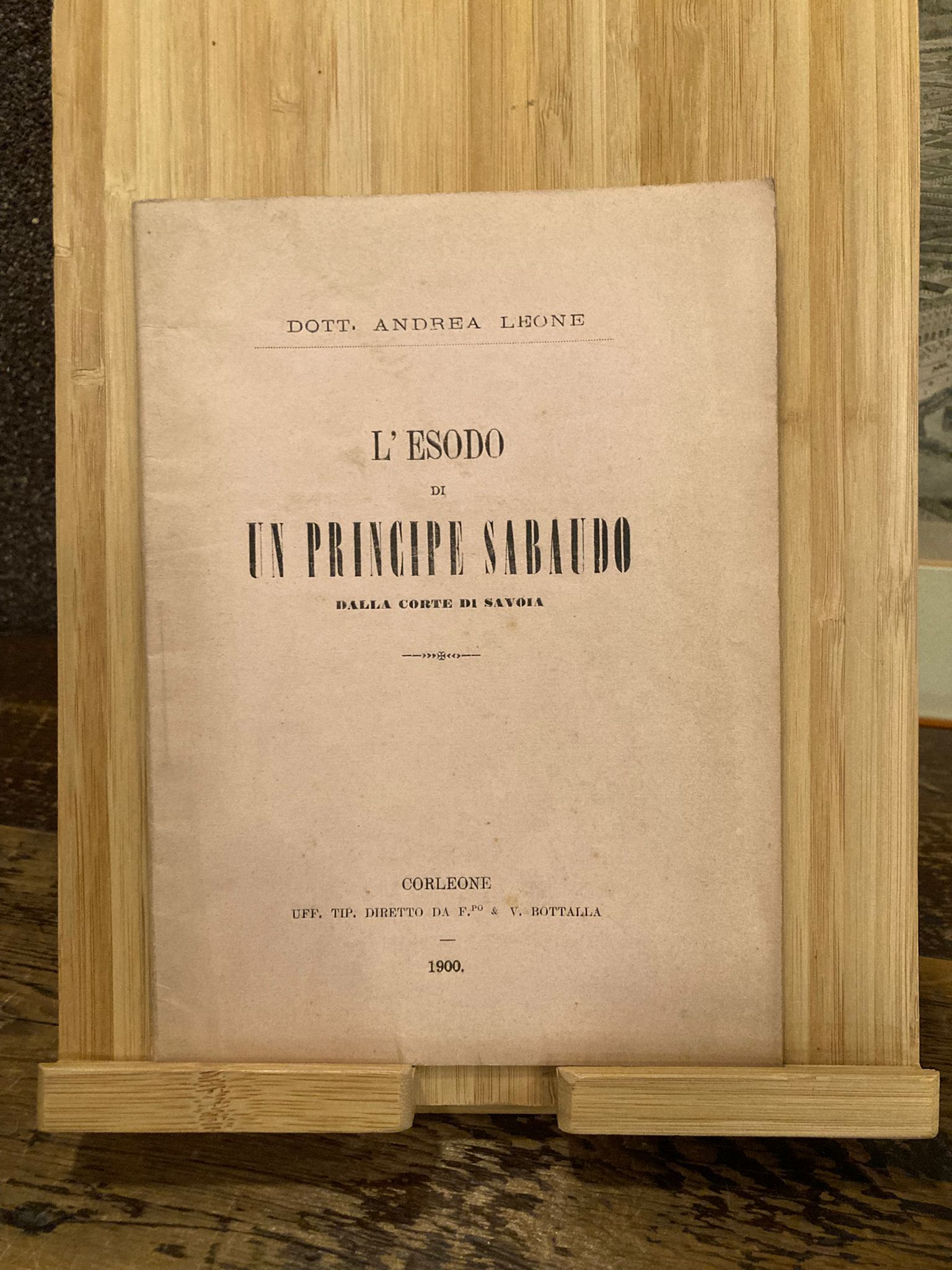 L' esodo di un principe sabaudo dalla Corte di Savoia