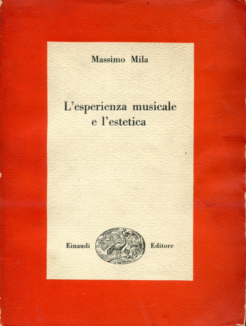L'esperienza musicale e l'estetica