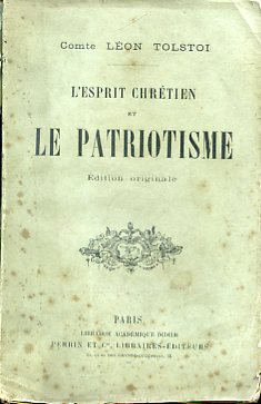 L'esprit chrétien et le patriotisme. Édition originale
