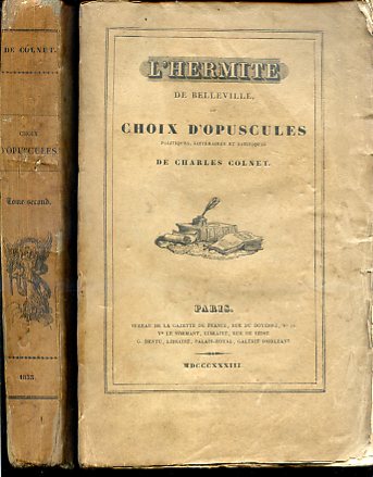 L'Hermite de Belleville ou Choix d'Opuscules Politiques, Littéraires et Satiriques
