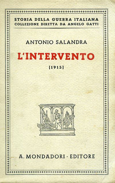 L'intervento (1915). Ricordi e pensieri