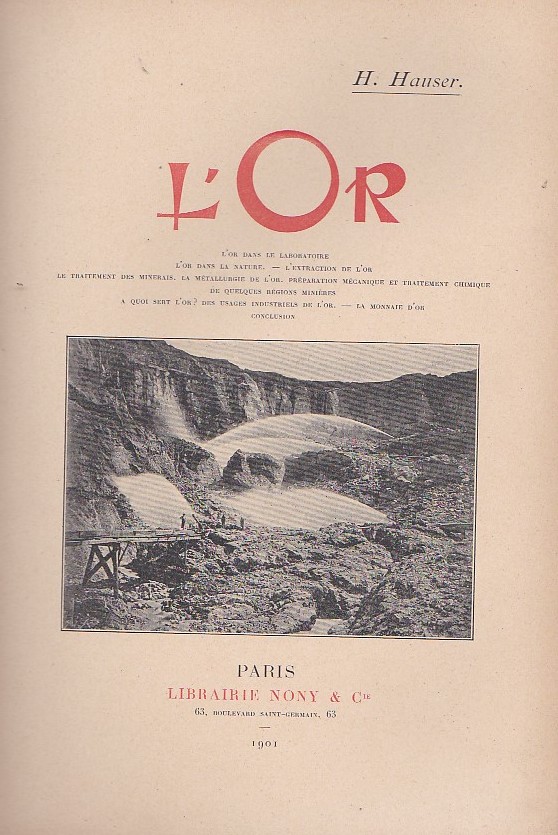 L'Or. L'or dans le laboratoire - L'or dans la nature …