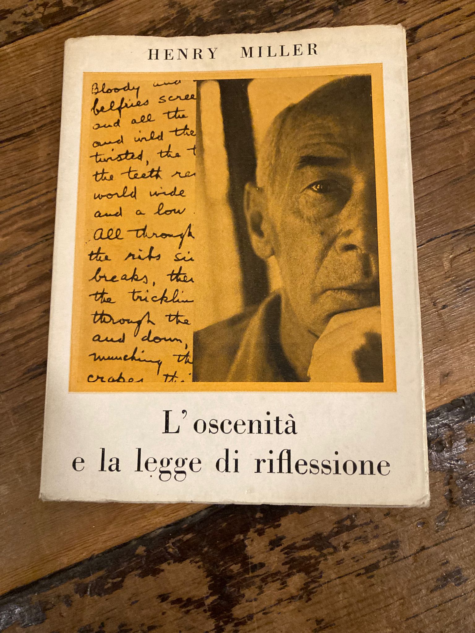 L' oscenità e la legge di riflessione