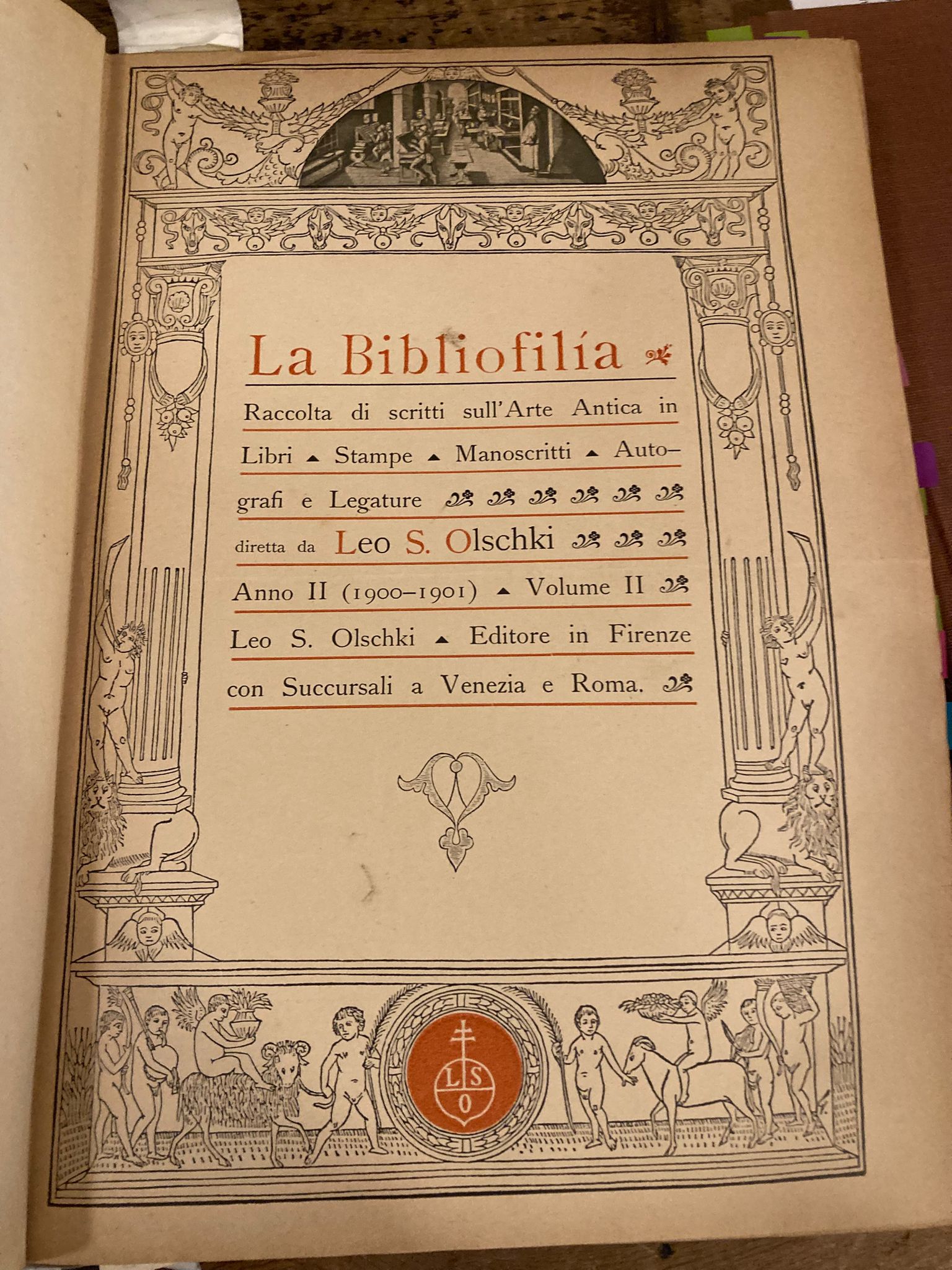 La Bibliofilia. Raccolta di scritti sull' Arte antica in Libri, …