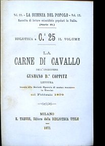 La carne di cavallo. Lettura tenuta alla Società Operaia di …