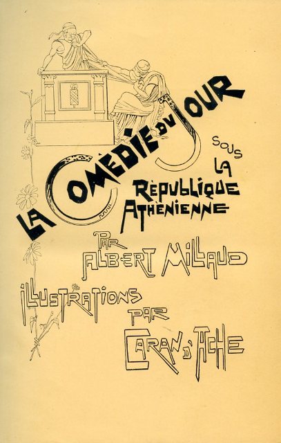 La Comédie du Jour sous la République Athénienne. Illustrations par …