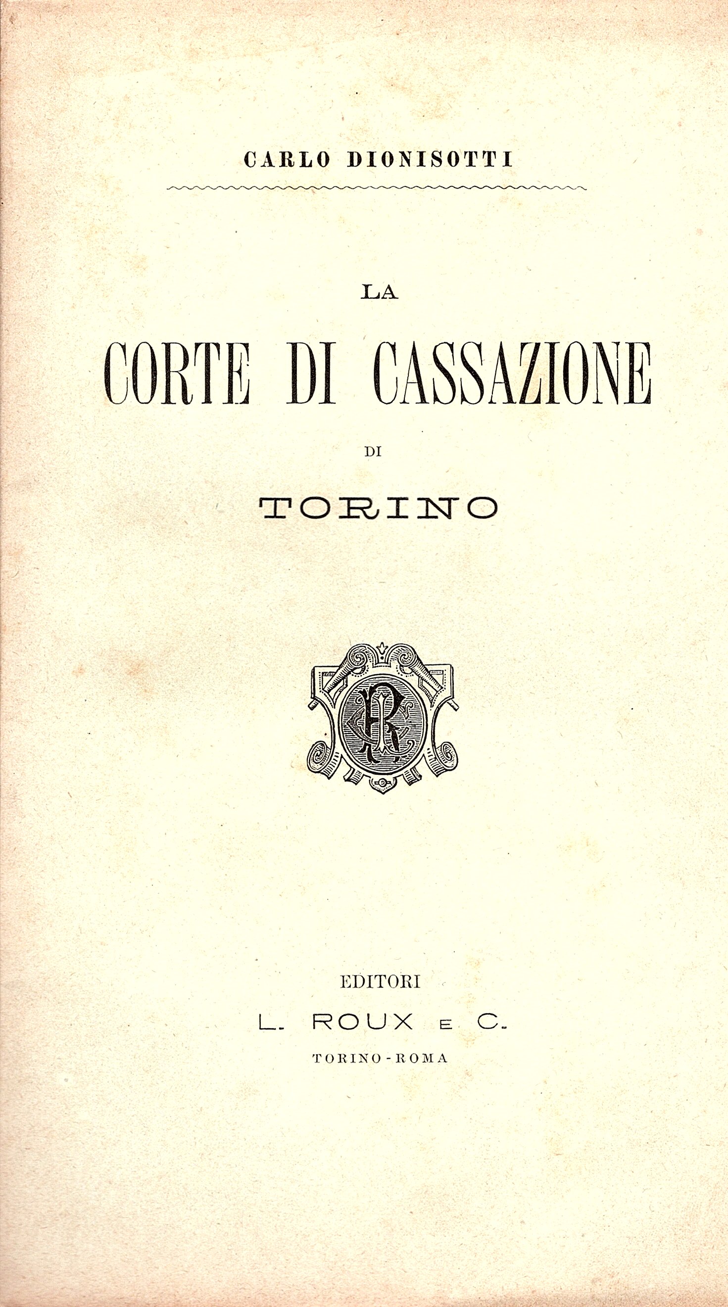 La corte di cassazione di Torino