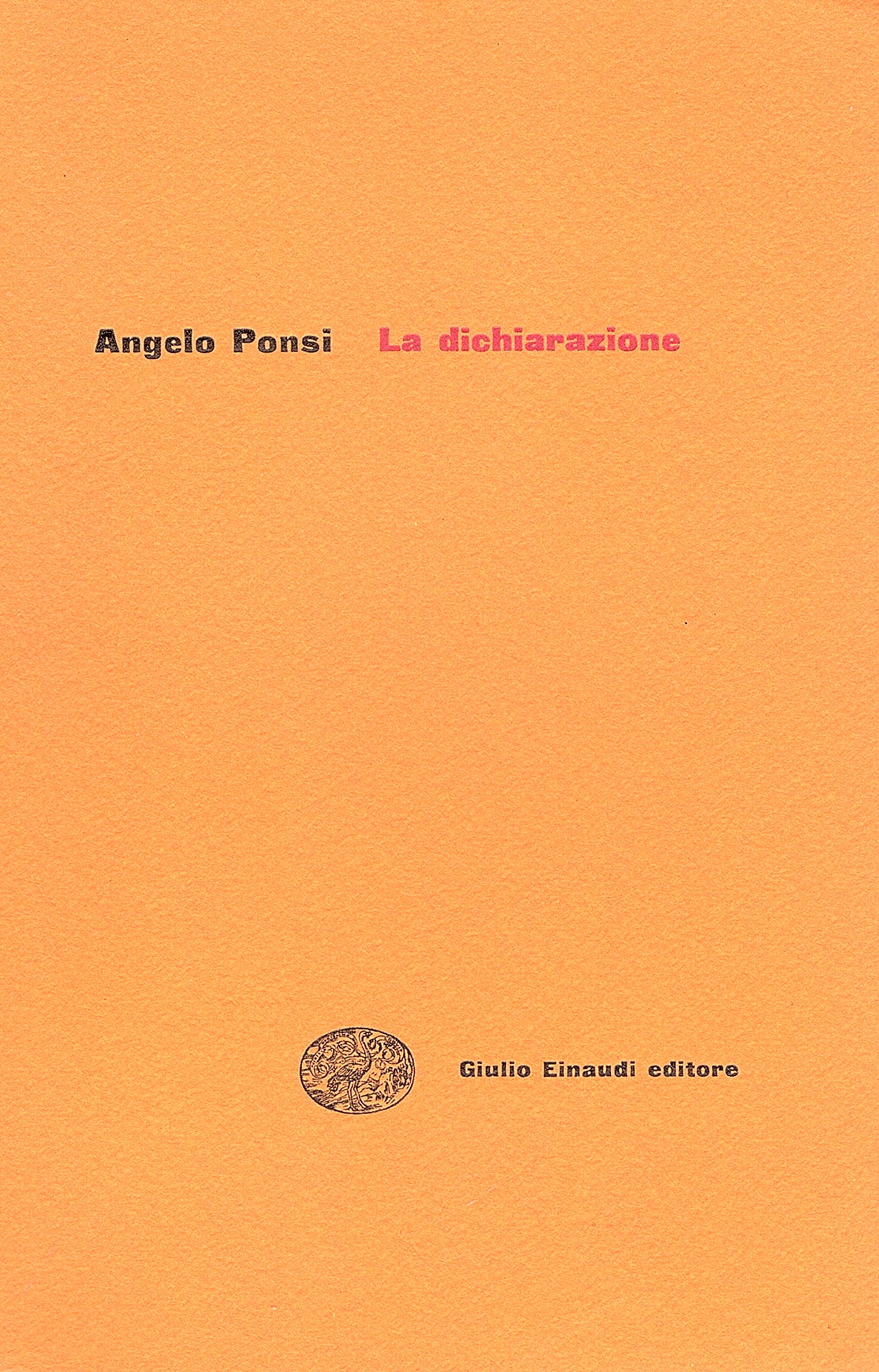 La dichiarazione