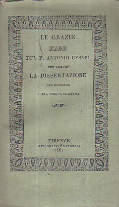 La dissertazione sullo stato presente della lingua italiana e il …