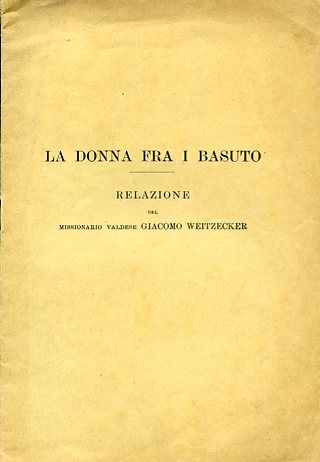 La donna fra i Basuto. Relazione