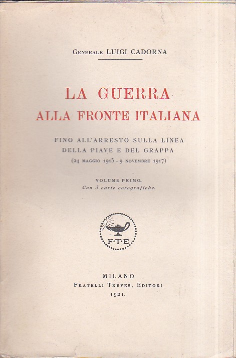 La Guerra alla fronte italiana fino all' arresto sulla linea …