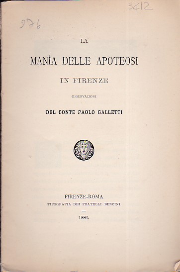 La mania delle apoteosi in Firenze