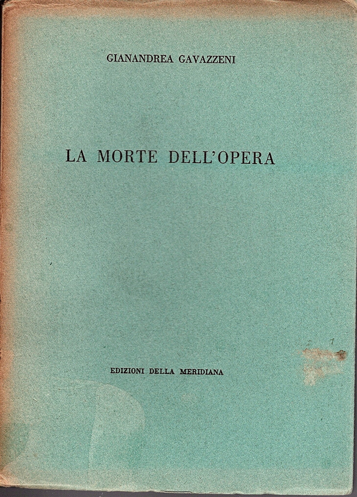 La Morte dell'opera