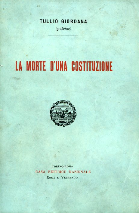 La morte di una costituzione