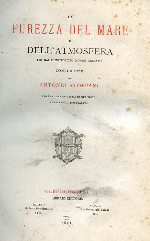 La purezza del mare e dell'atmosfera fin dai primordi del …