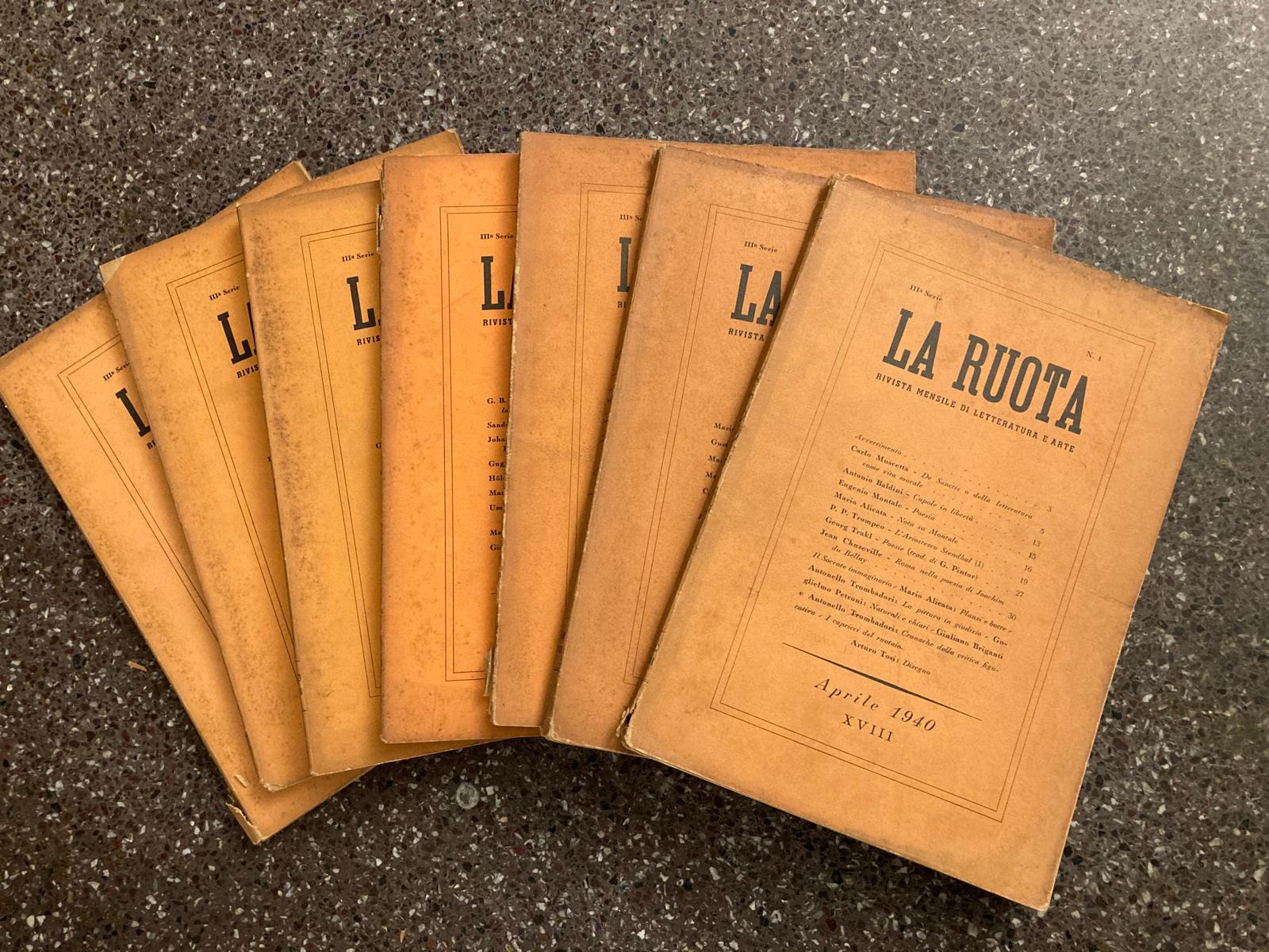 La ruota. Rivista mensile di letteratura e arte. IIIa serie. …