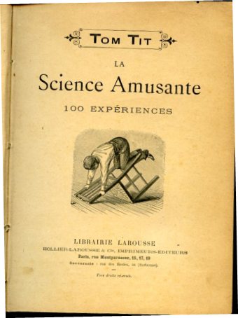 La Science Amusante. 100 experiences