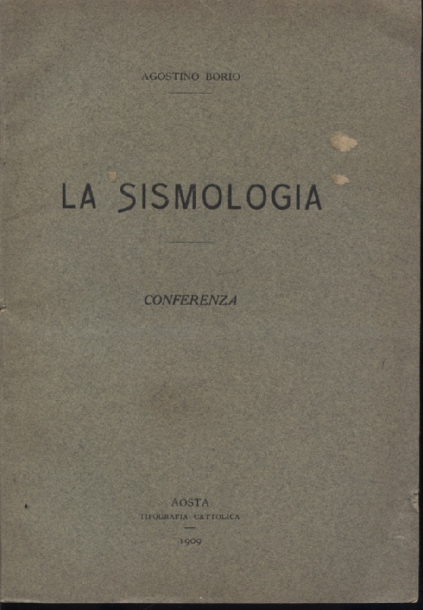 La sismologia. Conferenza