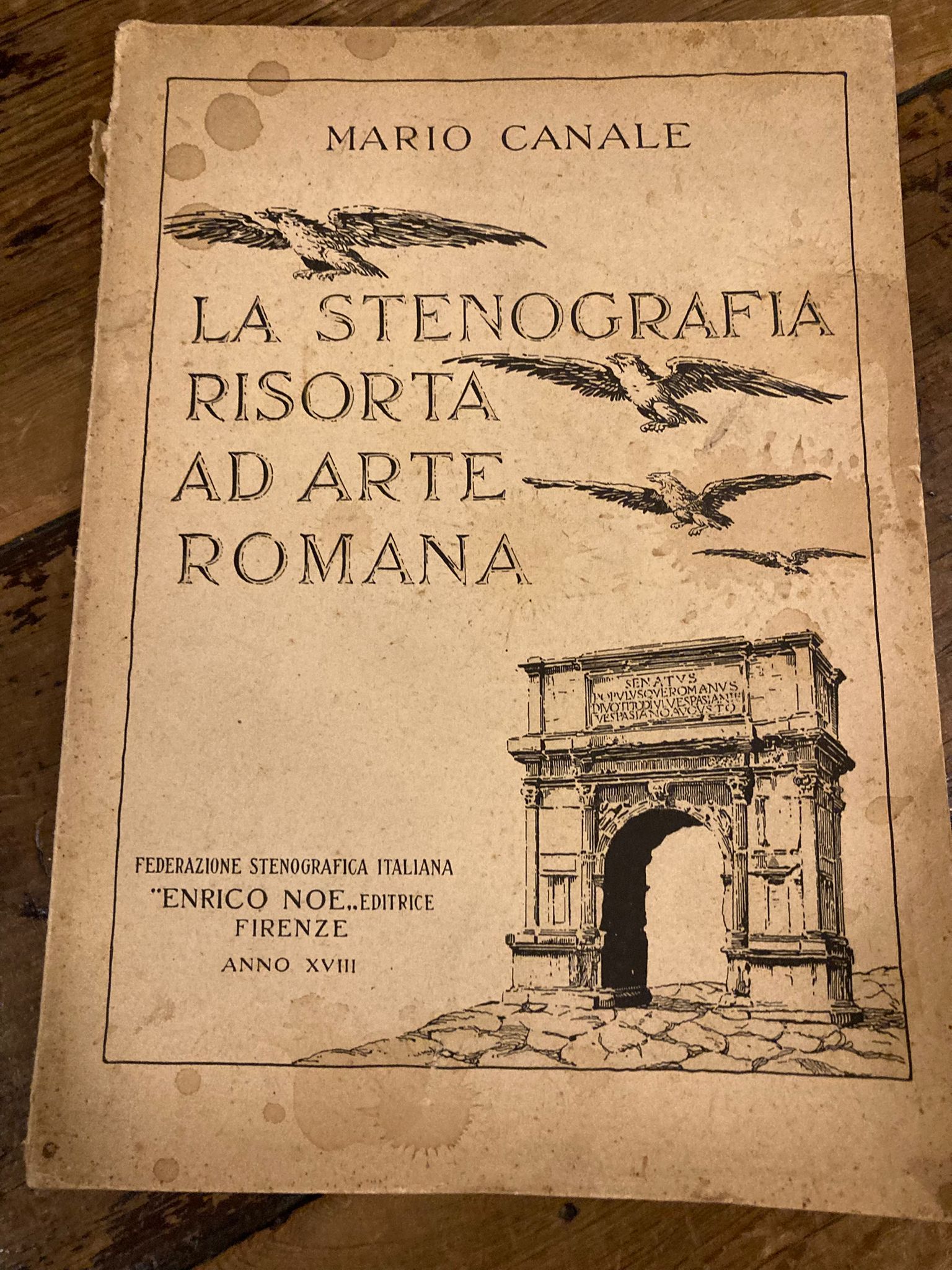 La stenografia risorta ad arte romana