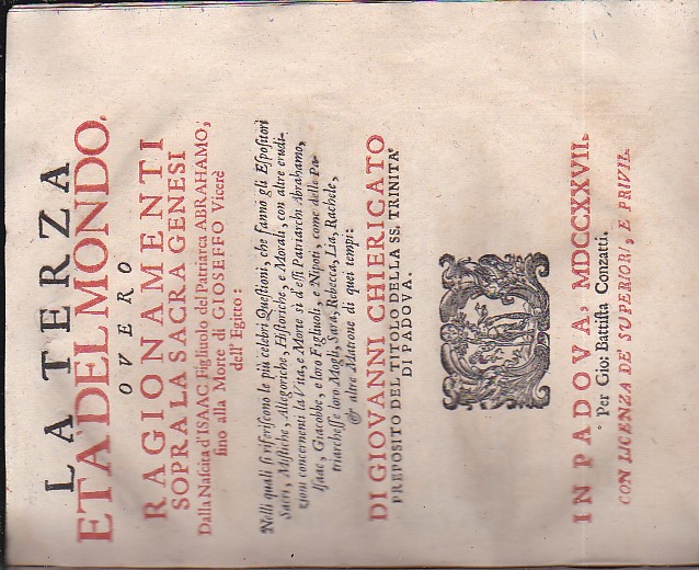 La Terza Età del Mondo, overo Ragionamenti sopra la Sacra …