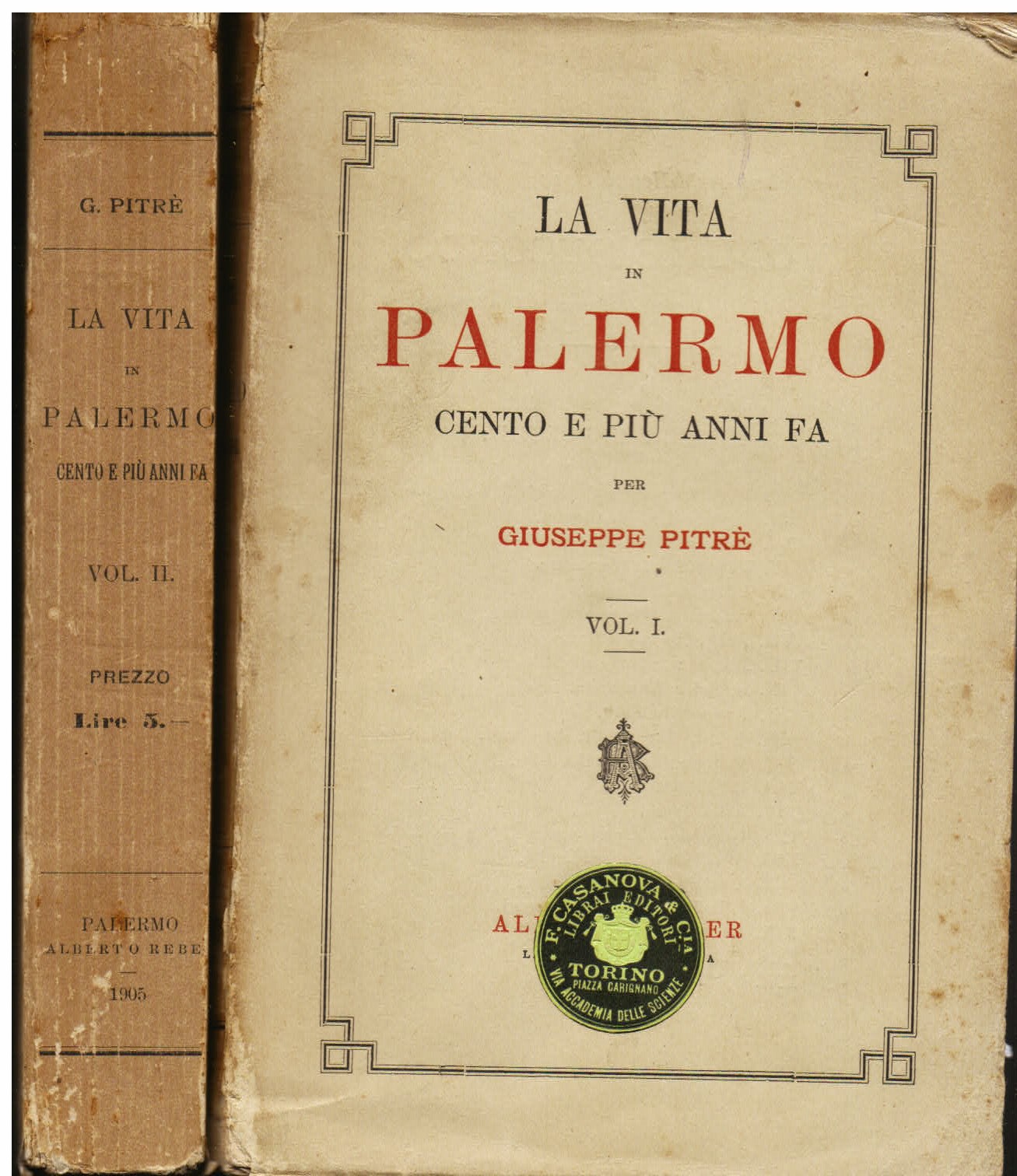 La vita in Palermo cento e più anni fa