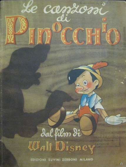 Le canzoni di Pinocchio. Dal film di Walt Disney