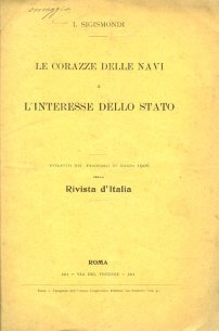 Le corazze delle navi e l'interesse dello Stato. Estratto dal …
